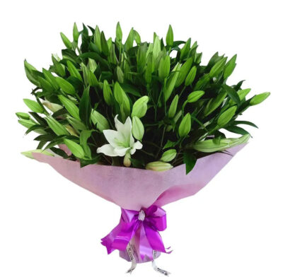 Dozen Lilies Bouquet